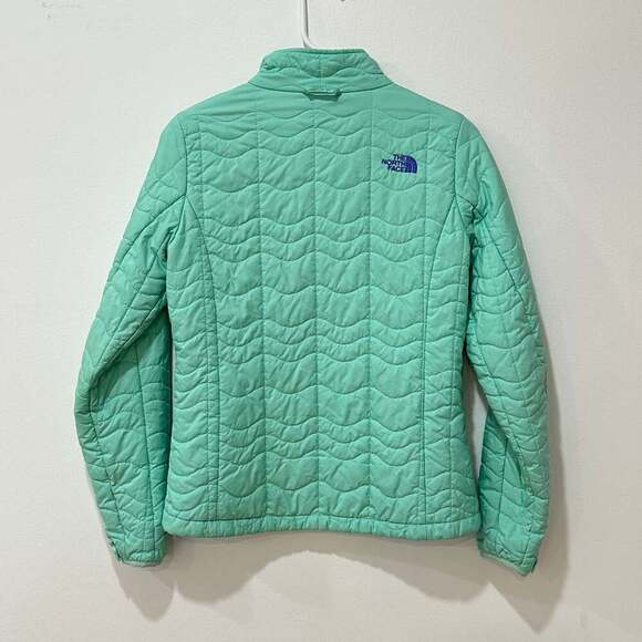The North Face Women's C463 Bombay Mint Green Light Puffer Full Zip Jacket Small - Picture 2 of 13